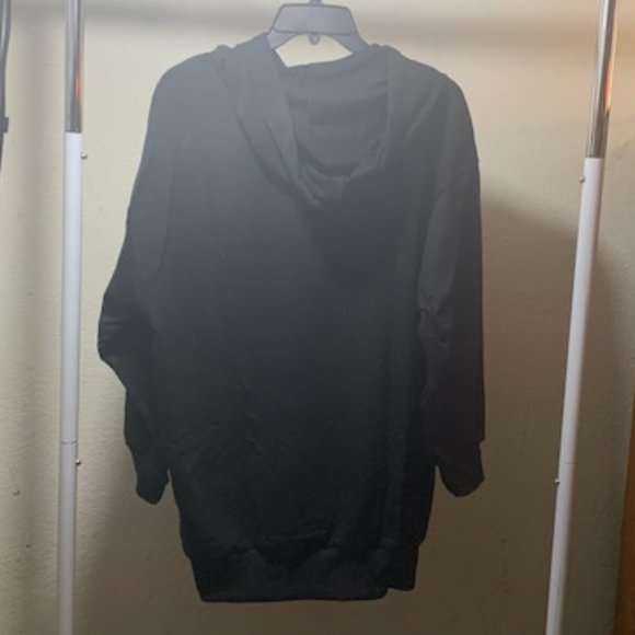 Kids Form Women's Black Oversized Pull Over Hoodie S NWT - Picture 2 of 10